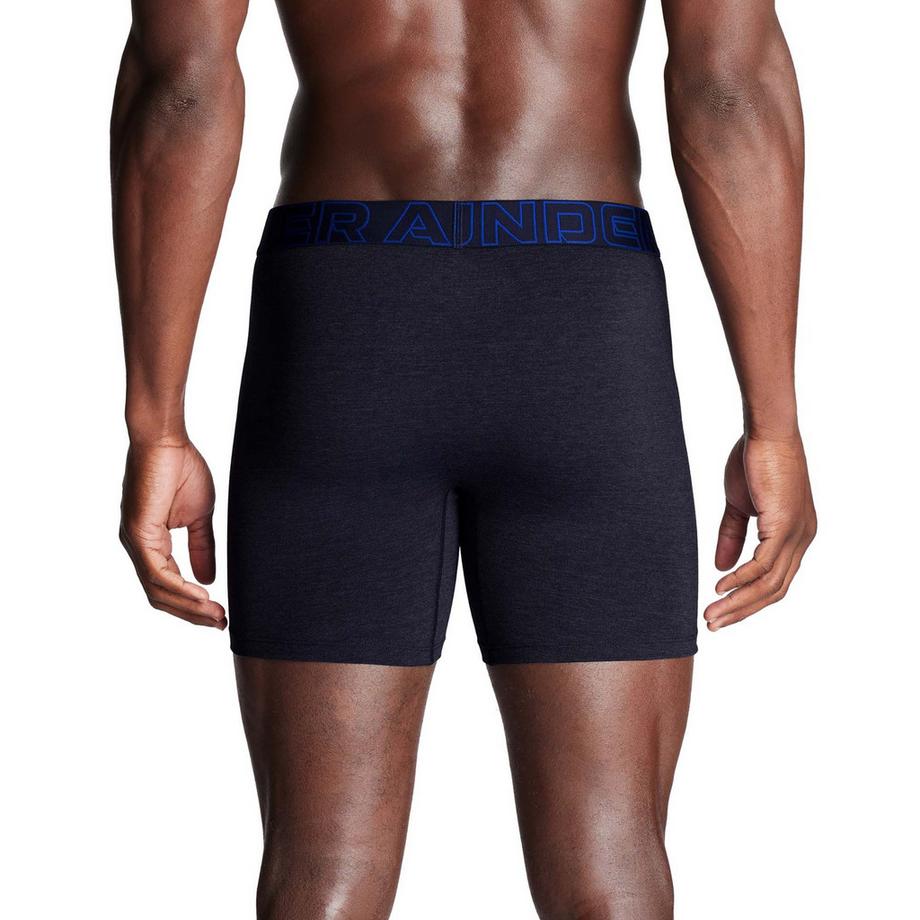 UNDER ARMOUR UA Performance Cotton Solid 6 Inch Boxer Briefs Lot de 3  