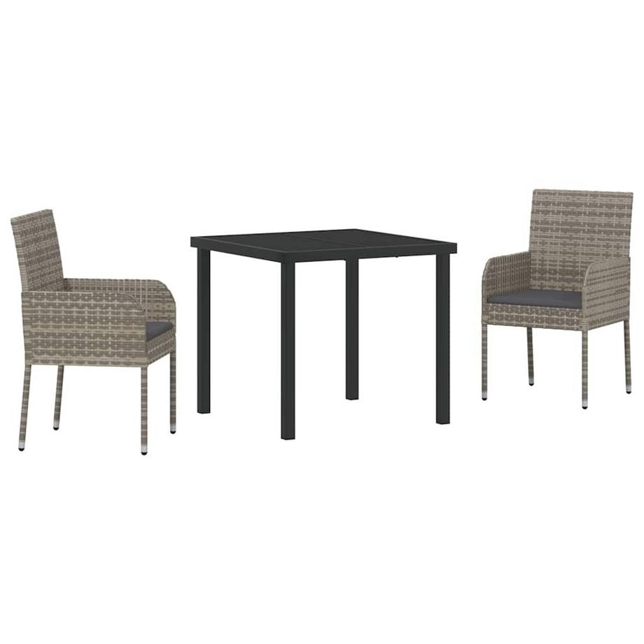 Ensemble de salle à manger pour jardin poly rattan
