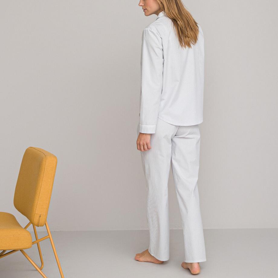 La Redoute Collections Pyjama Popeline Rayé  