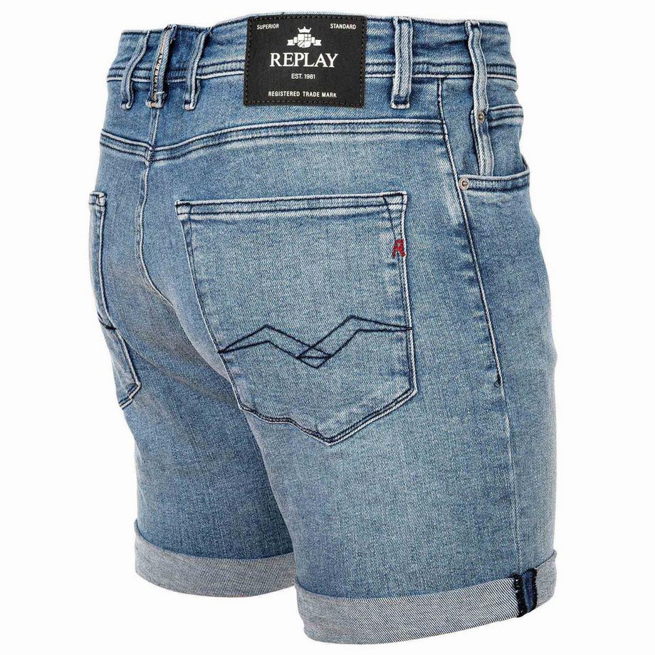 REPLAY Bermuda en Denim Stretch Power  