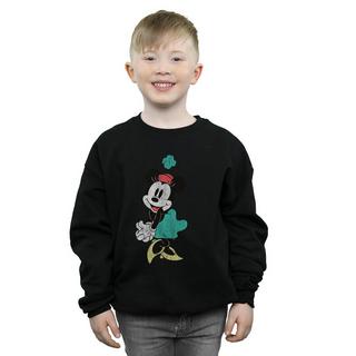 Disney  Minnie Mouse Shamrock Hat Sweatshirt 