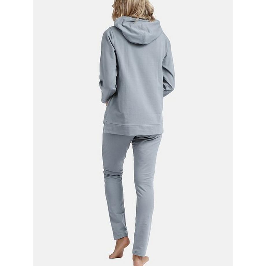 Admas Comfort Home Pyjama Hausanzug Kapuzen-Sweatshirt und Hose  