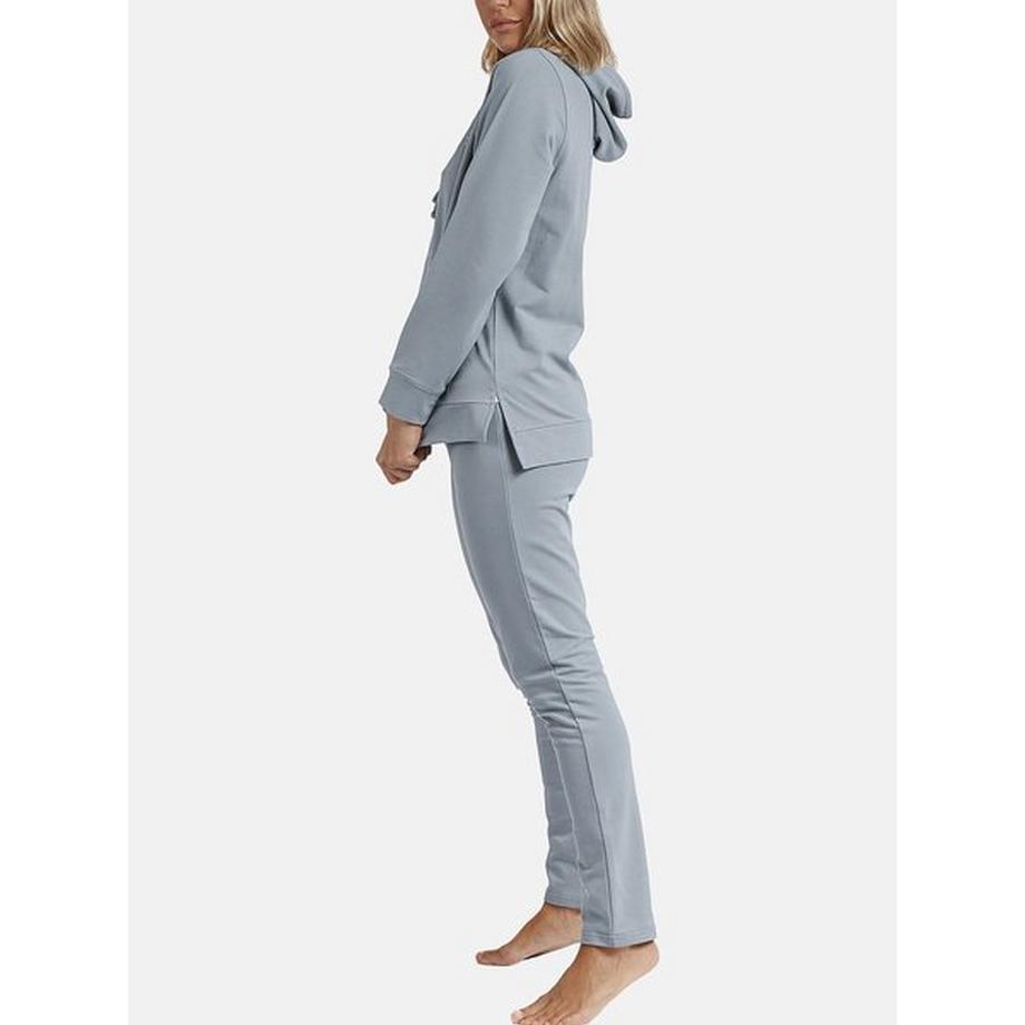Admas Comfort Home Pyjama Hausanzug Kapuzen-Sweatshirt und Hose  