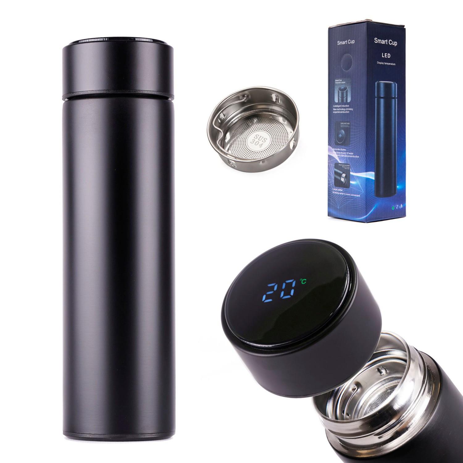 Northio  Tazza Thermos con display LED intelligente - 500ml nero 