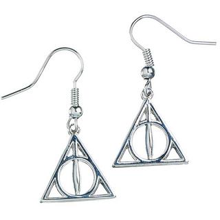 Harry Potter  Deathly Hallows Ohrringe, Versilbert 