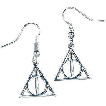 Deathly Hallows Ohrringe, Versilbert