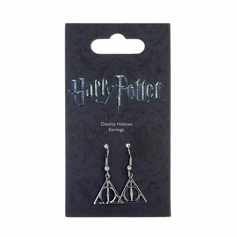Harry Potter  Deathly Hallows Ohrringe, Versilbert 
