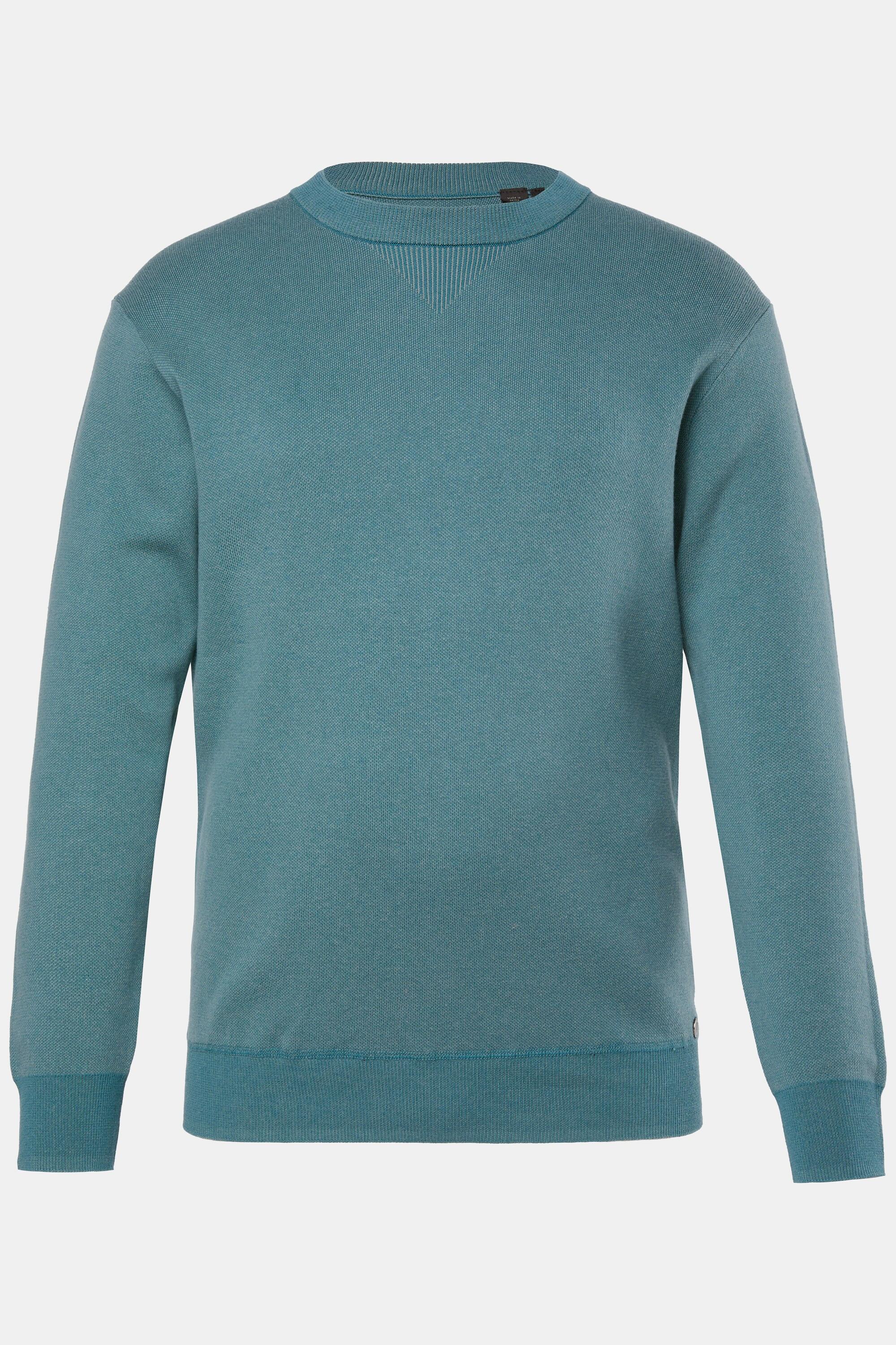 JP1880 Pull CashmereTouch Two-Tone Maille Col Rond  