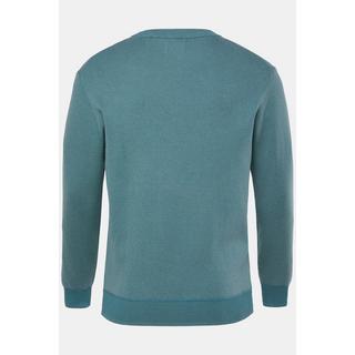 JP1880 Pull CashmereTouch Two-Tone Maille Col Rond  