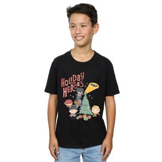 DC COMICS  Tshirt JUSTICE LEAGUE HOLIDAY HEROES 