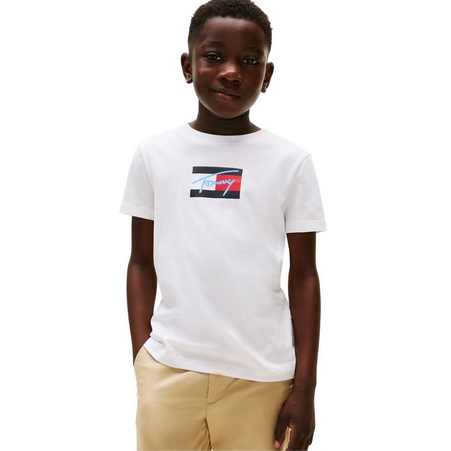 TOMMY HILFIGER  T-ShirtMotiftyle Texte 