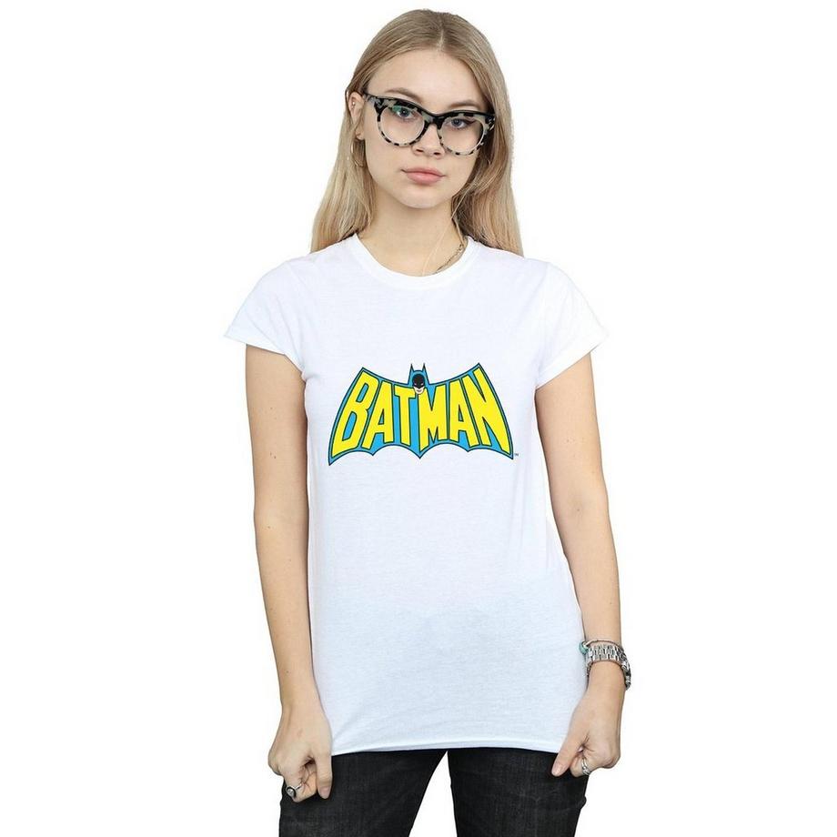 DC COMICS Batman Logo T-Shirt Stampata  