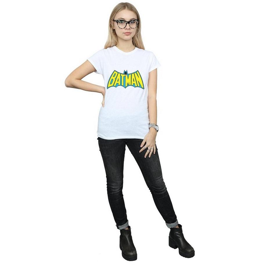 DC COMICS Batman Logo T-Shirt Stampata  