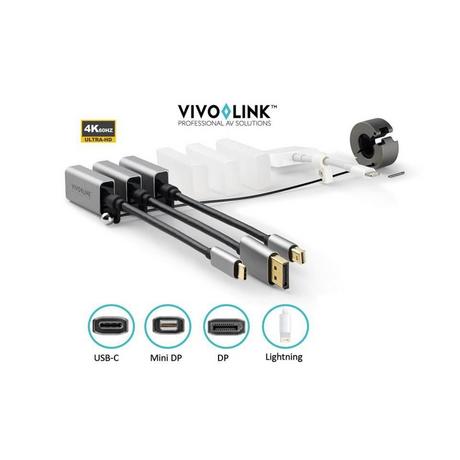 Vivolink  Vivolink PROADRING13S Videokabel-Adapter HDMI Aluminium 