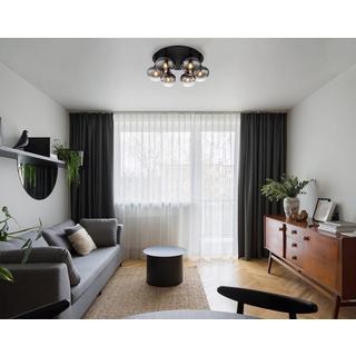 mutoni Plafonnier Maxy métal noir mat 6xE27  