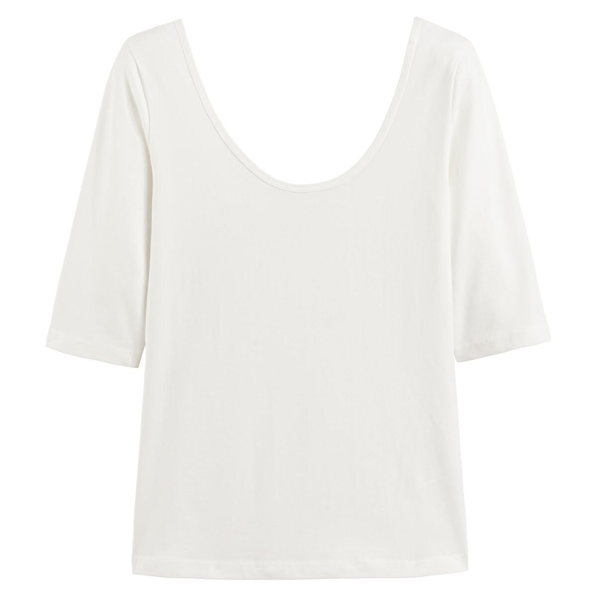 La Redoute Collections  T-Shirt mit Ballerina-Ausschnitt 