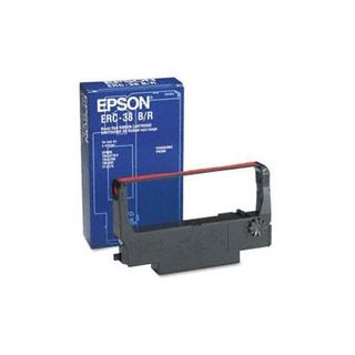 EPSON  EPSON Farbband Nylon schwarz/rot S015376 Epson ERC 38, 1020169 1,5mio.Z 