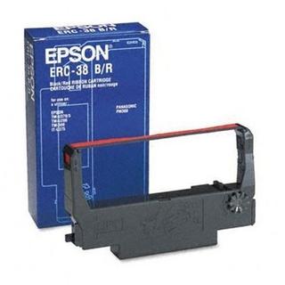 EPSON  EPSON Farbband Nylon schwarz/rot S015376 Epson ERC 38, 1020169 1,5mio.Z 