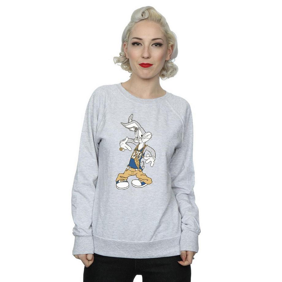 LOONEY TUNES Bugs Bunny Sweatshirt Rapper  