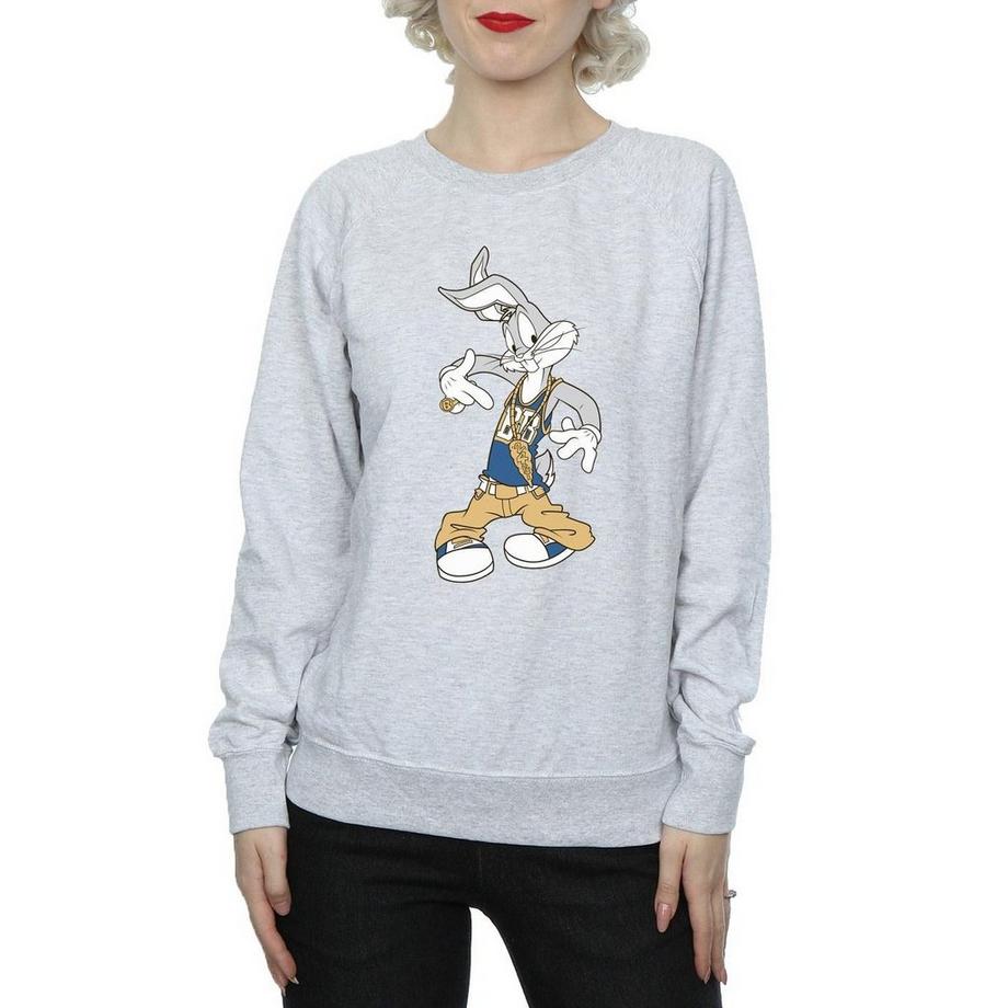 LOONEY TUNES Bugs Bunny Sweatshirt Rapper  