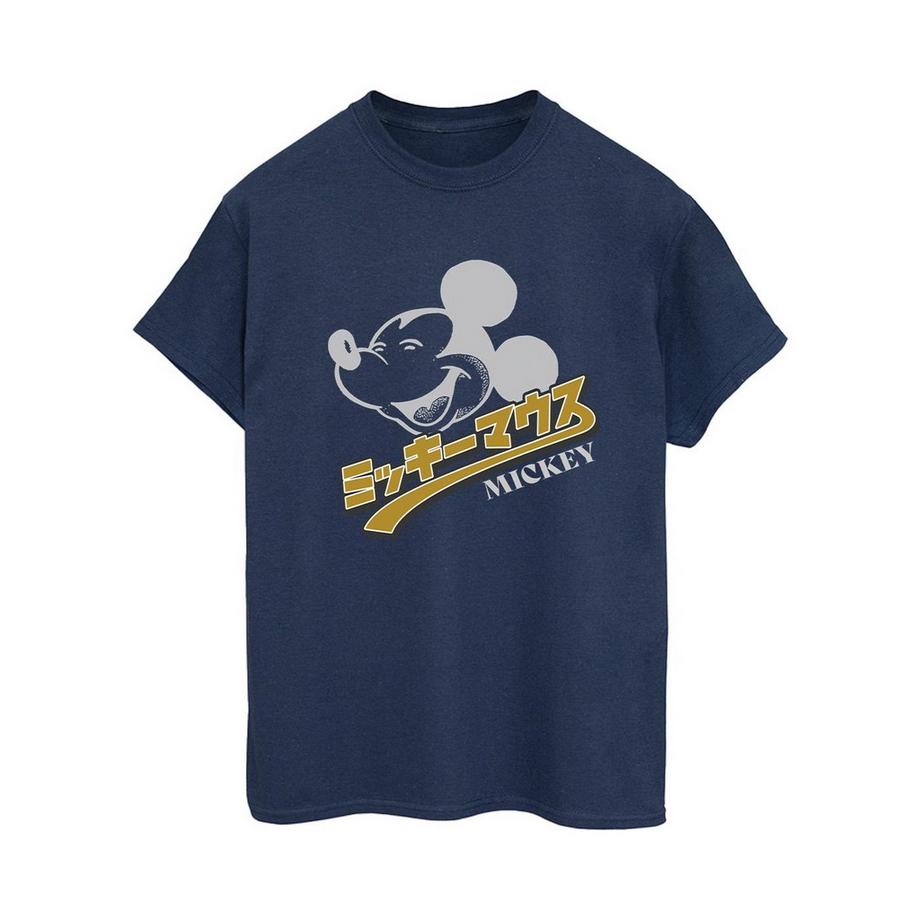 Disney Mickey Mouse T-Shirt Logo Giapponese  