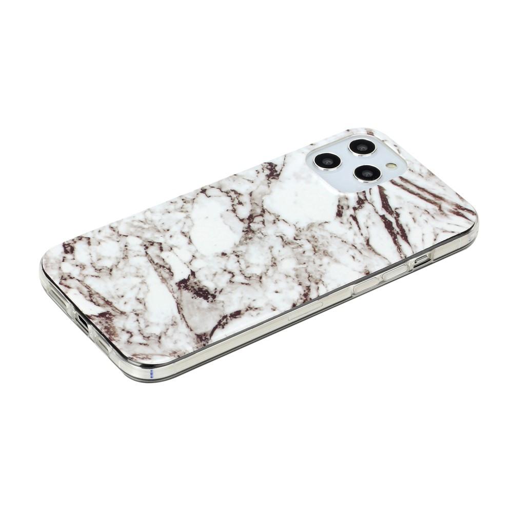 Cover-Discount  iPhone 12 / 12 Pro - Custodia siliconica Marble 