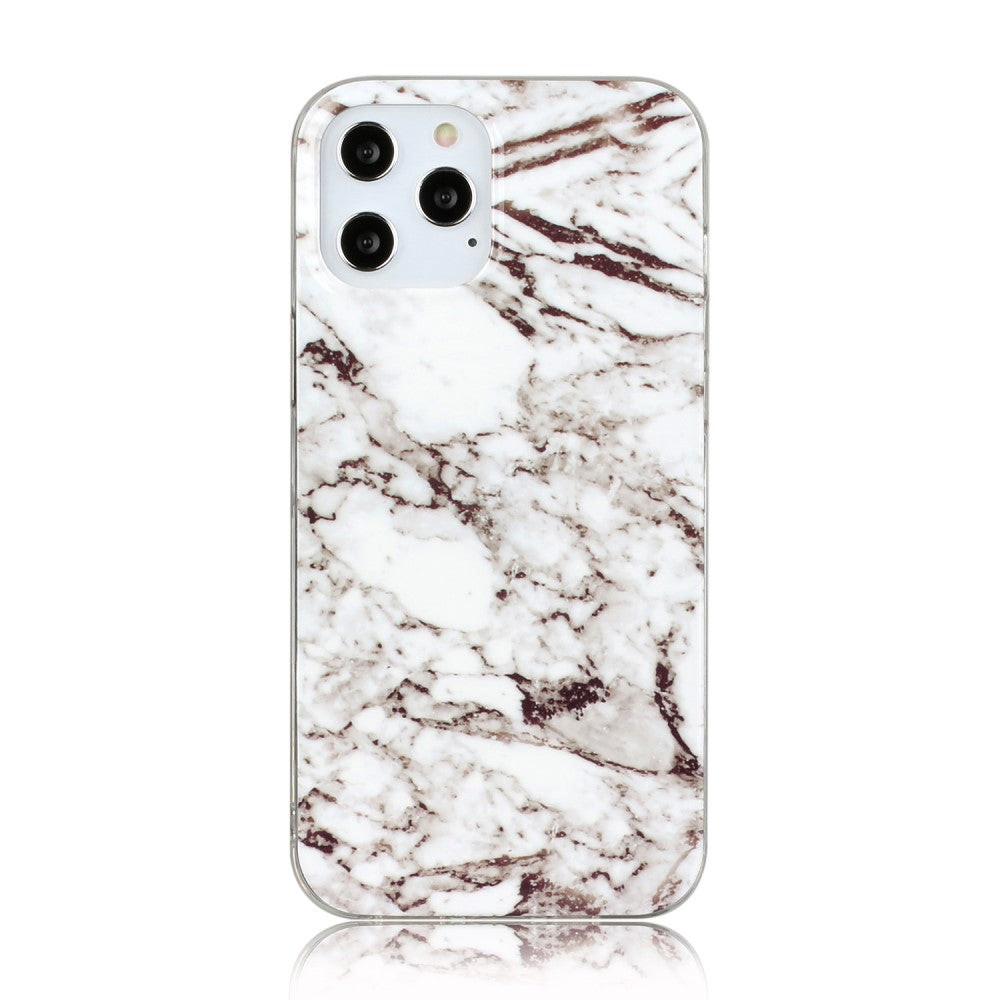 Cover-Discount  iPhone 12 / 12 Pro - Étui en caoutchouc souple Marble 