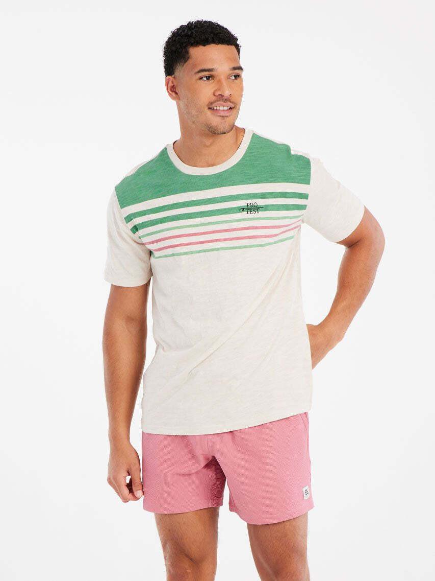 PROTEST PRTHowlen T-Shirt a Righe  