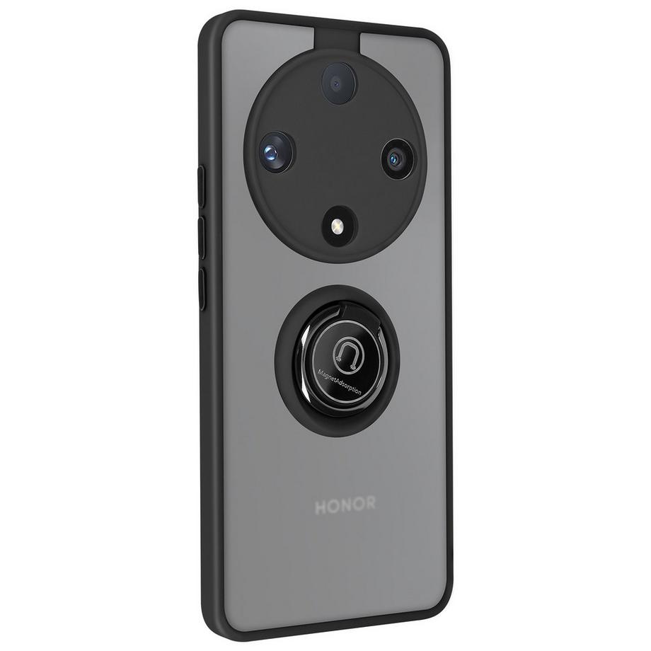 Avizar  Coque Anneau Honor Magic 6 Lite 5G Noir 