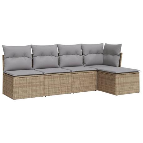 VidaXL Garten sofagarnitur poly-rattan  