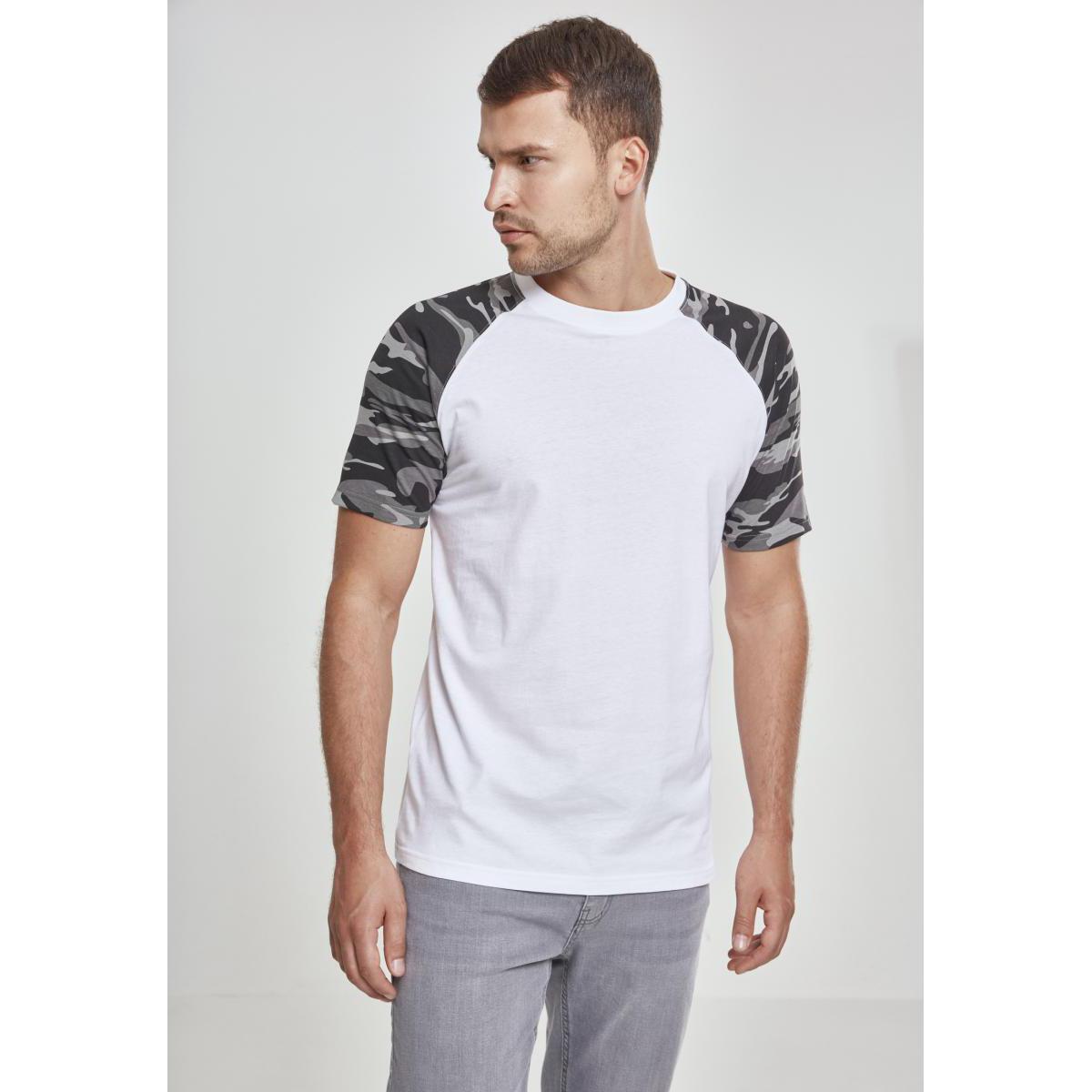 URBAN CLASSICS  t-hirt urban claic raglan contrat 