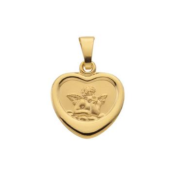 Anhänger Schutzengel Gelbgold 750, 17x13mm