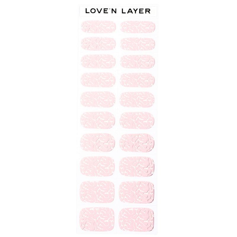 Lovenlayer  Autocollants pour ongles LNL Summer Pink 