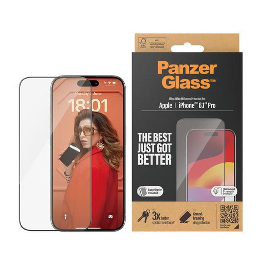PanzerGlass  Folie iPhone 15 Pro Cristal Clear 