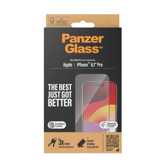 PanzerGlass  Verre pour iPhone 15 Pro UWF 