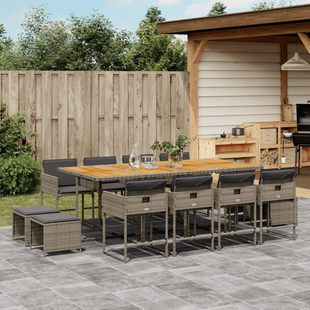 VidaXL Garten essgruppe poly-rattan  