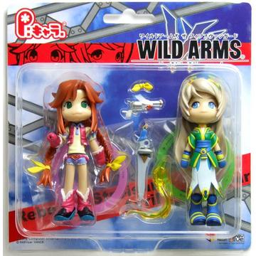 Figurine Statique - Wild Arms - Rebecca Streisand & Avril Vent Fleur