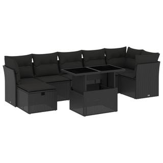 VidaXL set divano da giardino Polirattan  