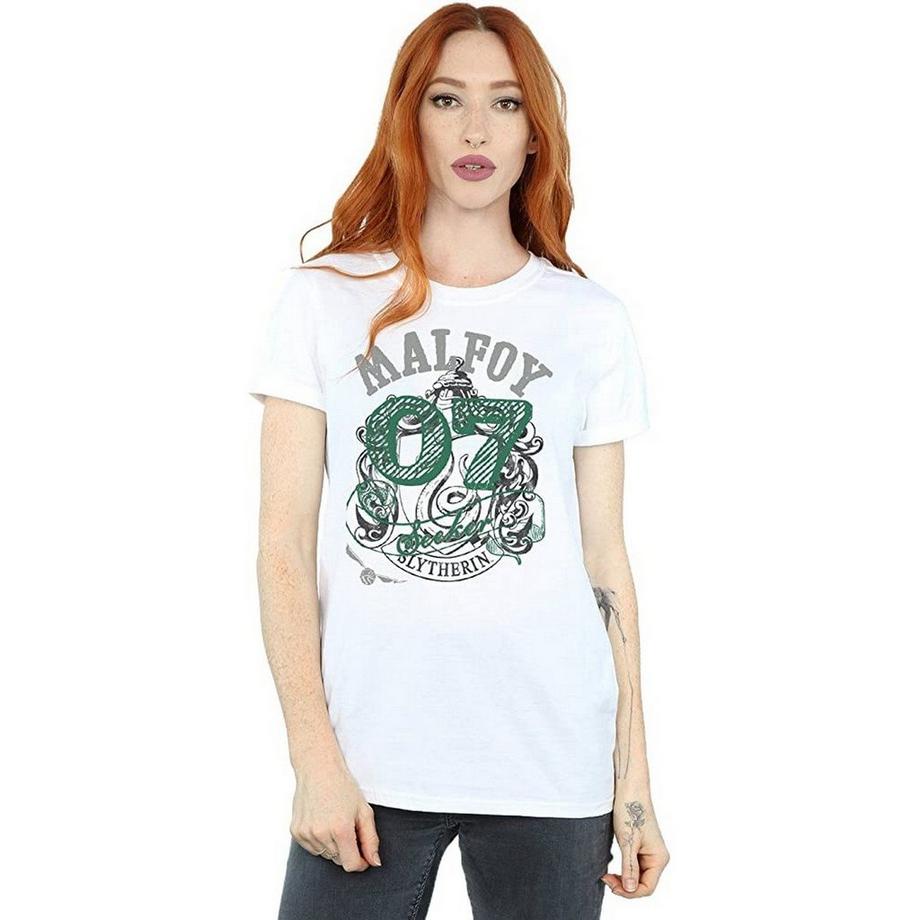 HARRY-POTTER Malfoy Serpentard T-Shirt Graphique  