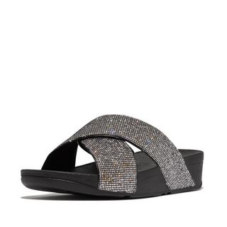 Fitflop  sandales lulu cross slide - glitterball 