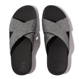 Fitflop  sandales lulu cross slide - glitterball 