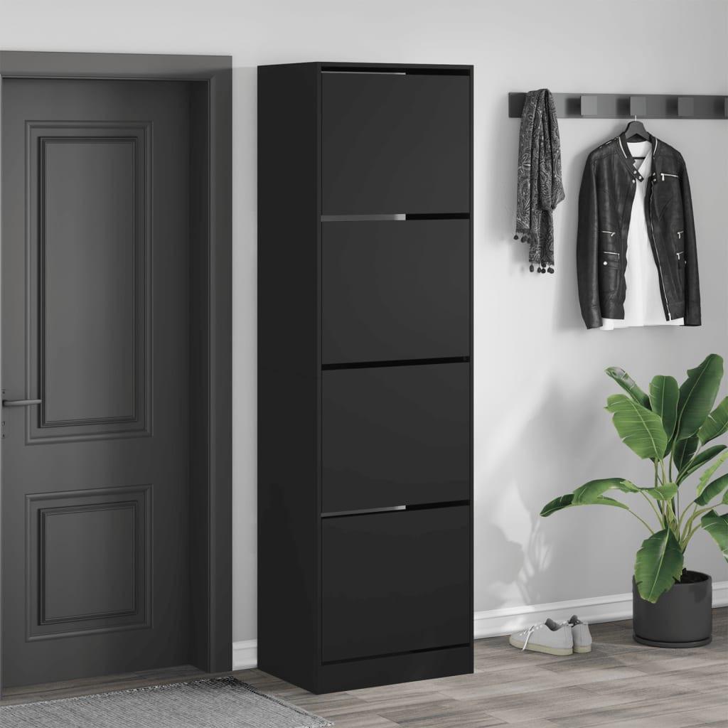 VidaXL Armoire à chaussures bois d'ingénierie  