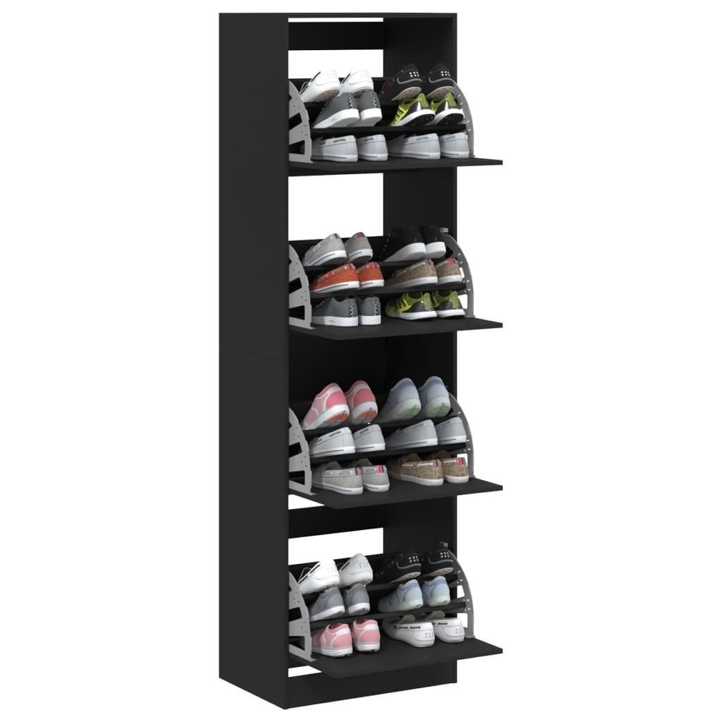 VidaXL Armoire à chaussures bois d'ingénierie  