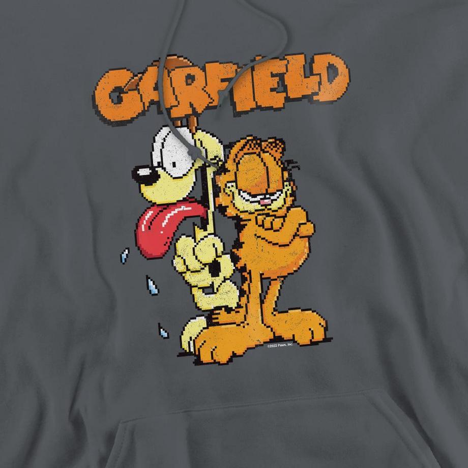 Garfield The Game Felpa Con Cappuccio  