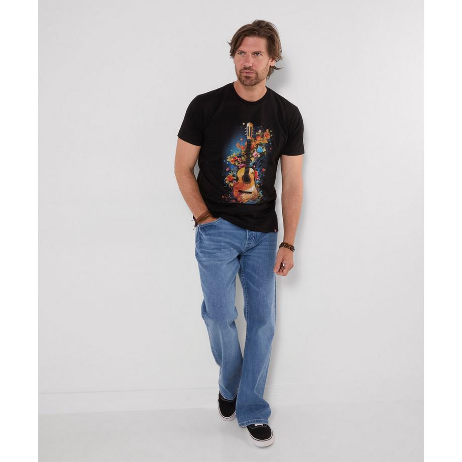 Joe Browns T-Shirt con Stampa Chitarra Floreale  