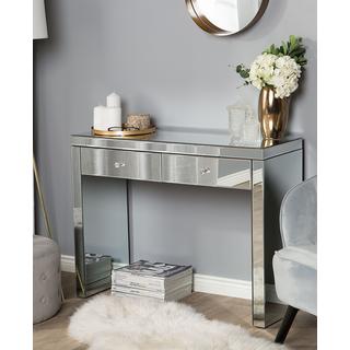 Beliani Console en Verre Glamour MARLE  