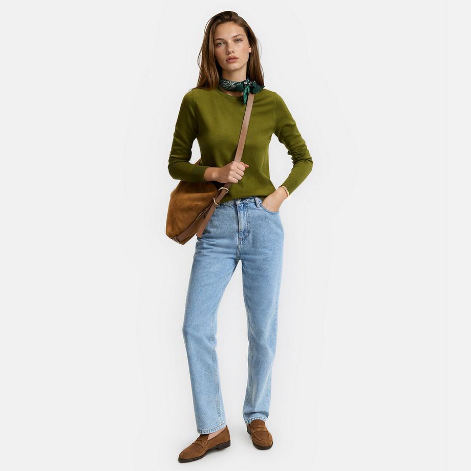 La Redoute Collections Pull basique à manches longues  