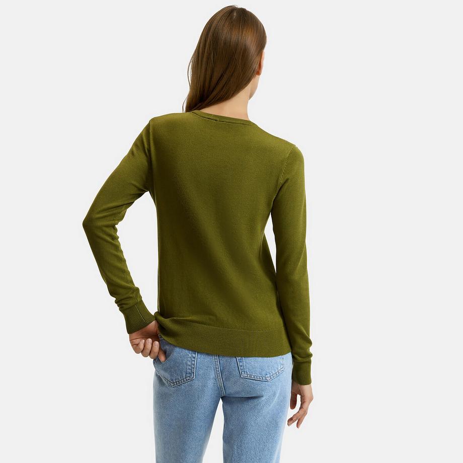 La Redoute Collections Pull basique à manches longues  