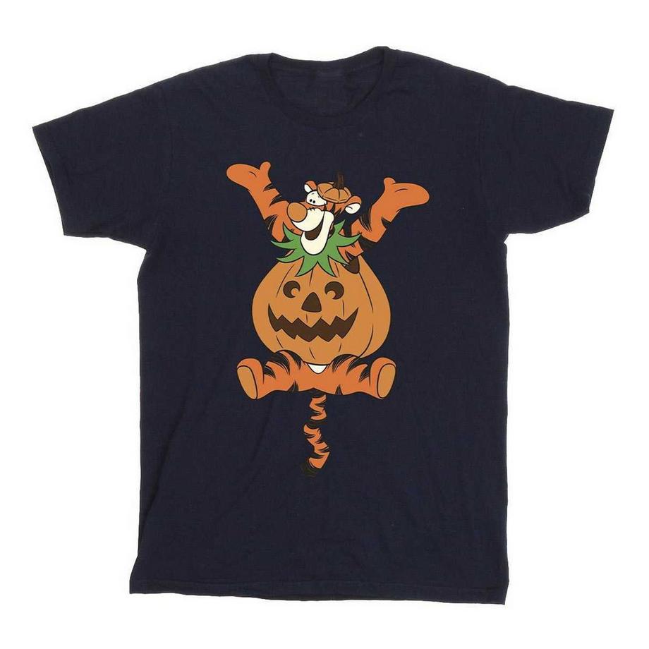 T-ShirtMotif Tigrou Motiftyle Citrouille