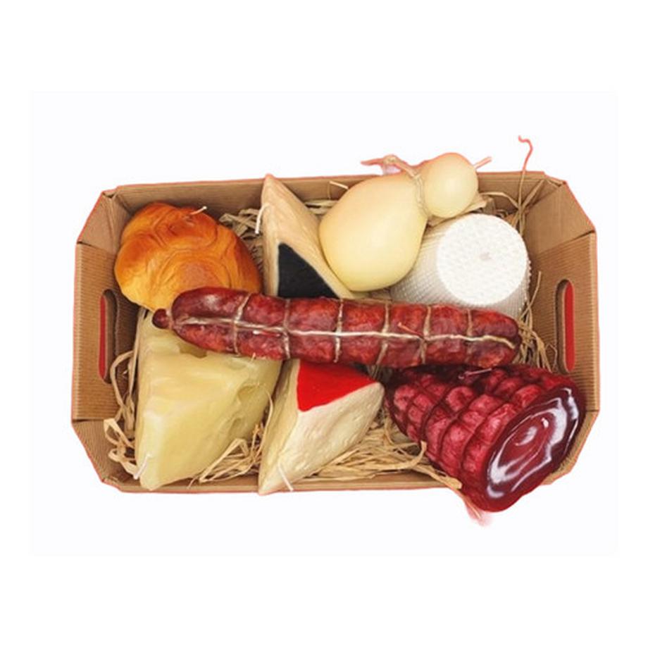 CERERIA INTRONA  Panier de Charcuterie en bougies (8) 